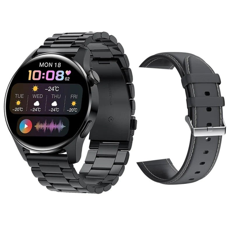 For Phone Xiaomi Huawei Android ECG Smart Watch Men Android 2022 Bluetooth Call Smartwatch Blood Pressure Heart Rate Men Fitness