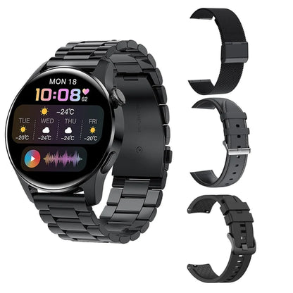 For Phone Xiaomi Huawei Android ECG Smart Watch Men Android 2022 Bluetooth Call Smartwatch Blood Pressure Heart Rate Men Fitness